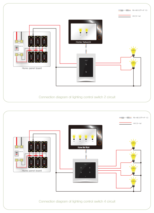 Lighting control touch switch