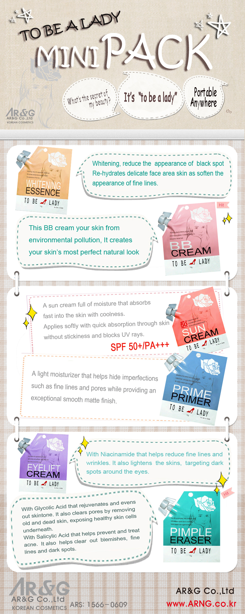 To be lady 6line Set